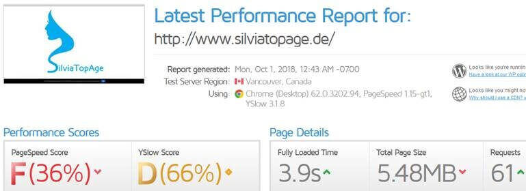 Optimierung Seitenperformance Augsburg