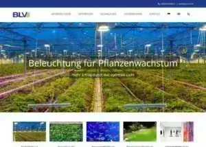 Neue Webseite erstellt für BLV Licht