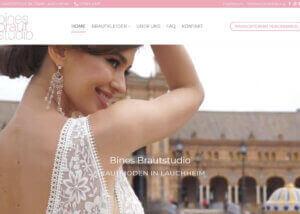 Webseite Brautmoden