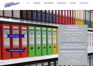 ReDesign Responsive Design Webauftritt BürobedarfBürobedarf in Friedberg