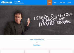 Webseite Englischtrainer