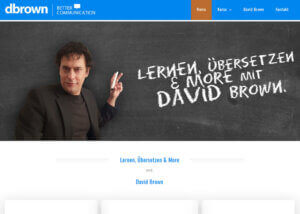 Webseite Englischtrainer