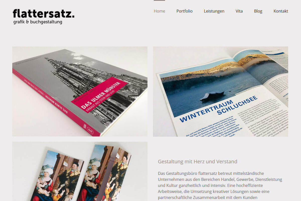Die neue Webseite von Flattersatz ist online