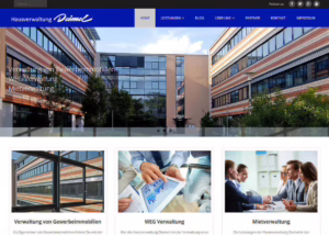 Hausverwaltung Deimel München Internetauftritt München