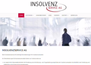 Neue Webseite / ReDesign für Insolvenzservice AG