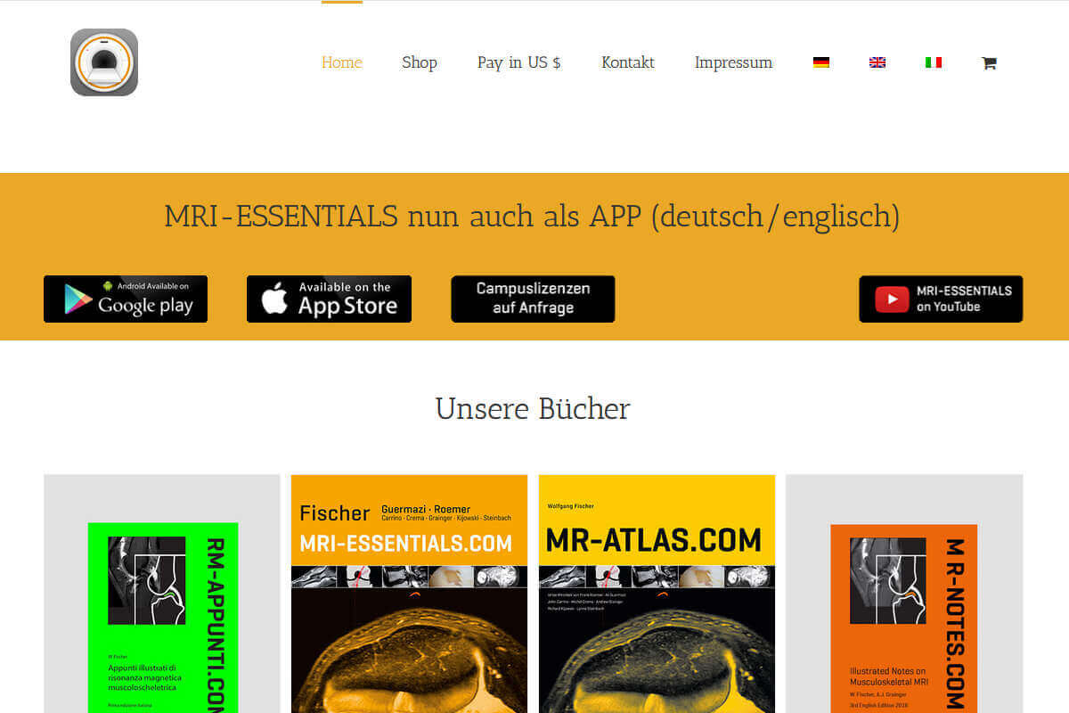 schöne Webseite perfekter Onlineshop mr verlag