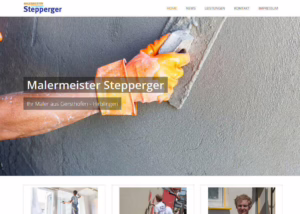 Homepage erstellen Maler Stepperger Gersthofen
