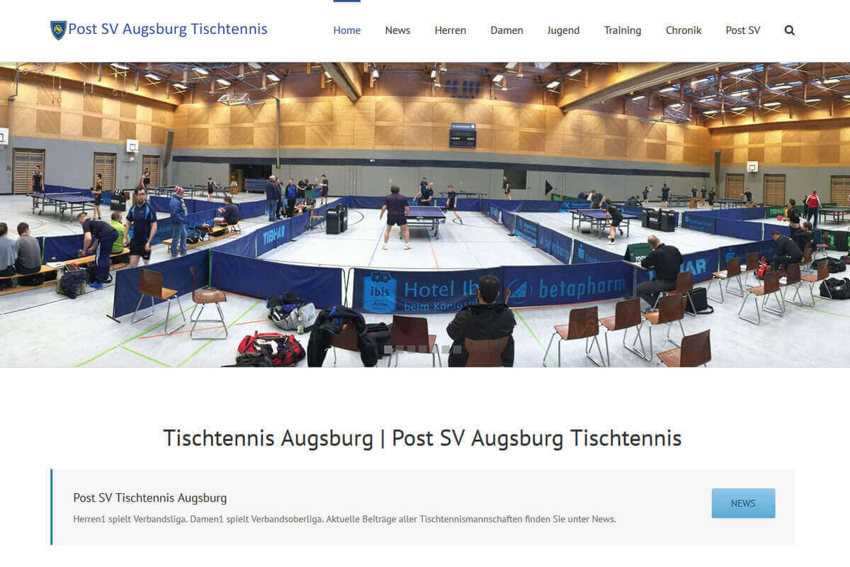 Post SV Augsburg Tischtennis