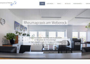 Rheumapraxis Arzt Webseite