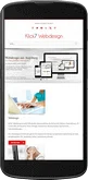Smartphone Klick7 Webdesign