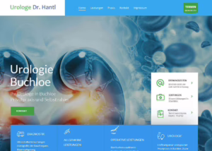 Webseite erstellt für Urologie Buchloe