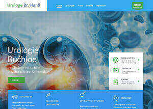 Webseite erstellt für Urologie Buchloe