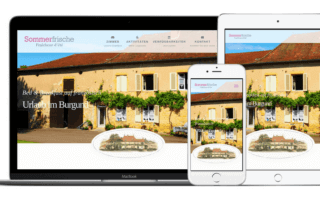 Homepage für Landhaus Sommerfrische von Klick7 Webdesign Augsburg