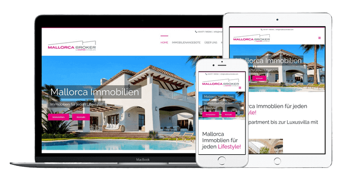 mallorca broker webseite von webdesign augsburg